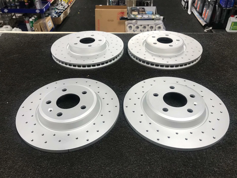 FOR MINI COUNTRYMAN COOPER SD PERFORMANCE FRONT REAR DRILLED BRAKE DISCS & PADS — 第 3/3 张图片