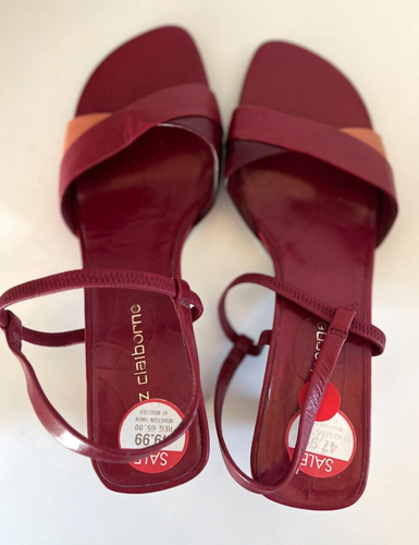 Liz Claiborne Bermuda Open Toe Dress Sandals, 2" Heel, Ankle Strap, Size 7M - Picture 3 of 7