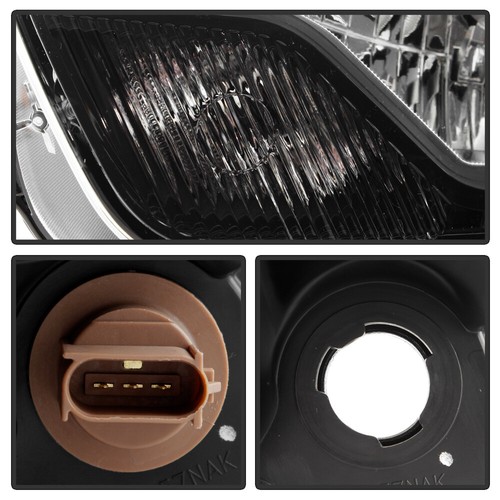 2015-2023 Ford Transit 150 250 350 Halogen Black Headlights Headlamps Left+Right - Picture 6 of 8