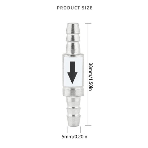 New Stainless Steel CO2 One for Valve Way Check For Aquarium CO2 Diffuser Regula - Picture 7 of 7