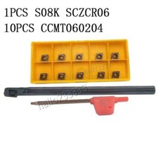 S08K SCZCR06 8x125mm inner hole boring bar turning tool+CCMT060204 BP1125 insert