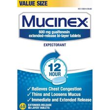 Mucinex 12-Hour Expectorant 68 Tablets  08/2025 