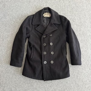 SCHOTT US740N PEA JACKET U.S ARMY サイズ40 Schott NYC 740N USN Military Blue USA Made Pea Coat Peacoat
