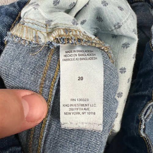 Lucky Brand Jeans Youth 20 31x31 Medium Wash Denim Classic Straight Adjustable - Picture 10 of 14