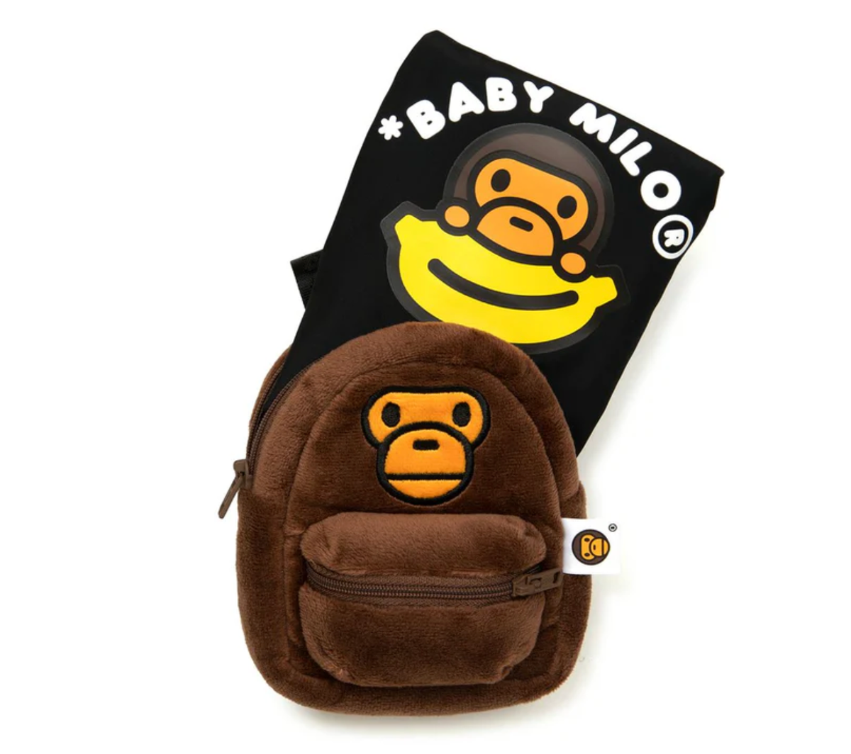 A BATHING APE エコバッグキーホルダー New A Bathing Ape BAPE BABY MILO STORE BABY MILO KEYCHAIN