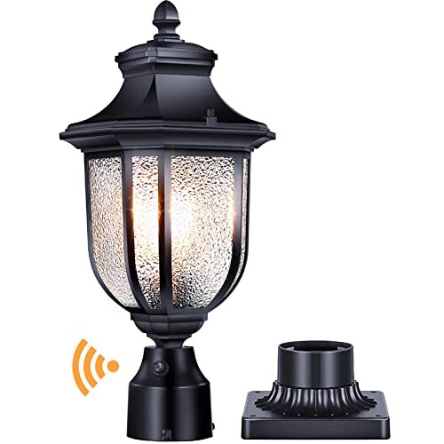 Dusk to Dawn Outdoor Post Lights Light Hardwired 120V with Pier