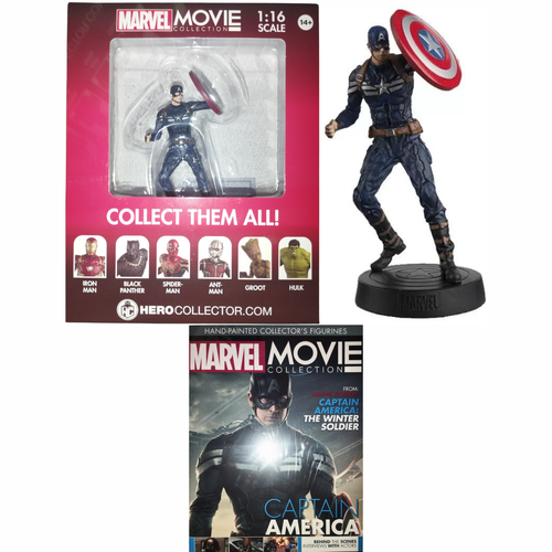 Marvel Movie Collection Captain America Figurines Eaglemoss Comics BD Statues TV - Picture 22 of 24