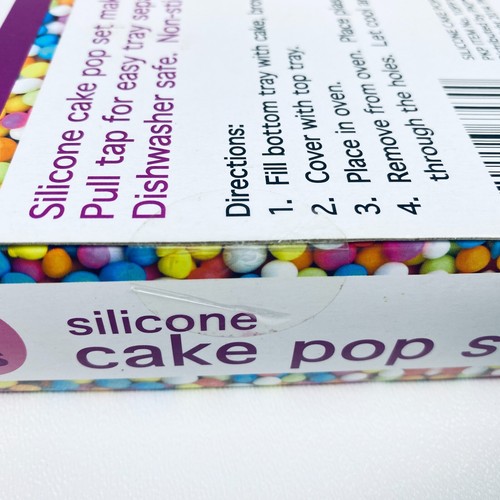 Silikon Cake Pop Set - ergibt 12 Cake Pops!  Inklusive 20 wiederverwendbaren Kunststoffsticks - Bild 6 von 7