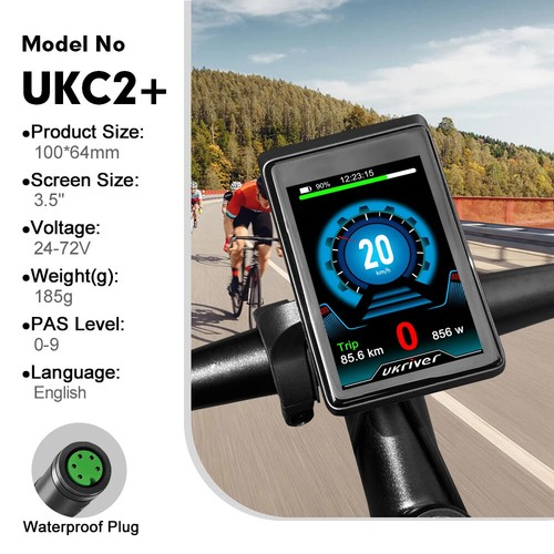 Electric Bike Display Multilingual Computer 9 PAS for Motor UART Protocol 5PIN - Afbeelding 21 van 41