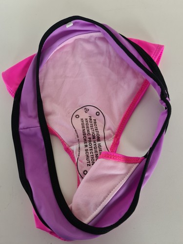 PINK BLACK PURPLE ORANGE BIKINI SET - Picture 5 of 6