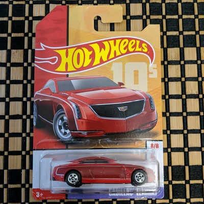 Hot Wheels Cadillac Elmiraj Throwback Decades Exclusive #8//8 Red Die-Cast New