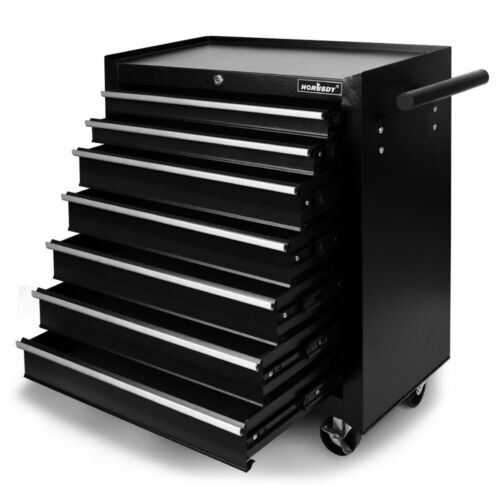 5/7 Drawer Tool Box Trolley Cabinet Storage Cart Garage Toolbox Organiser Set - Picture 14 of 16