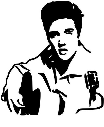 Elvis Presley Vinyl Decal Sticker Car Window Laptop Art American Idol Legend - Picture 12 of 13