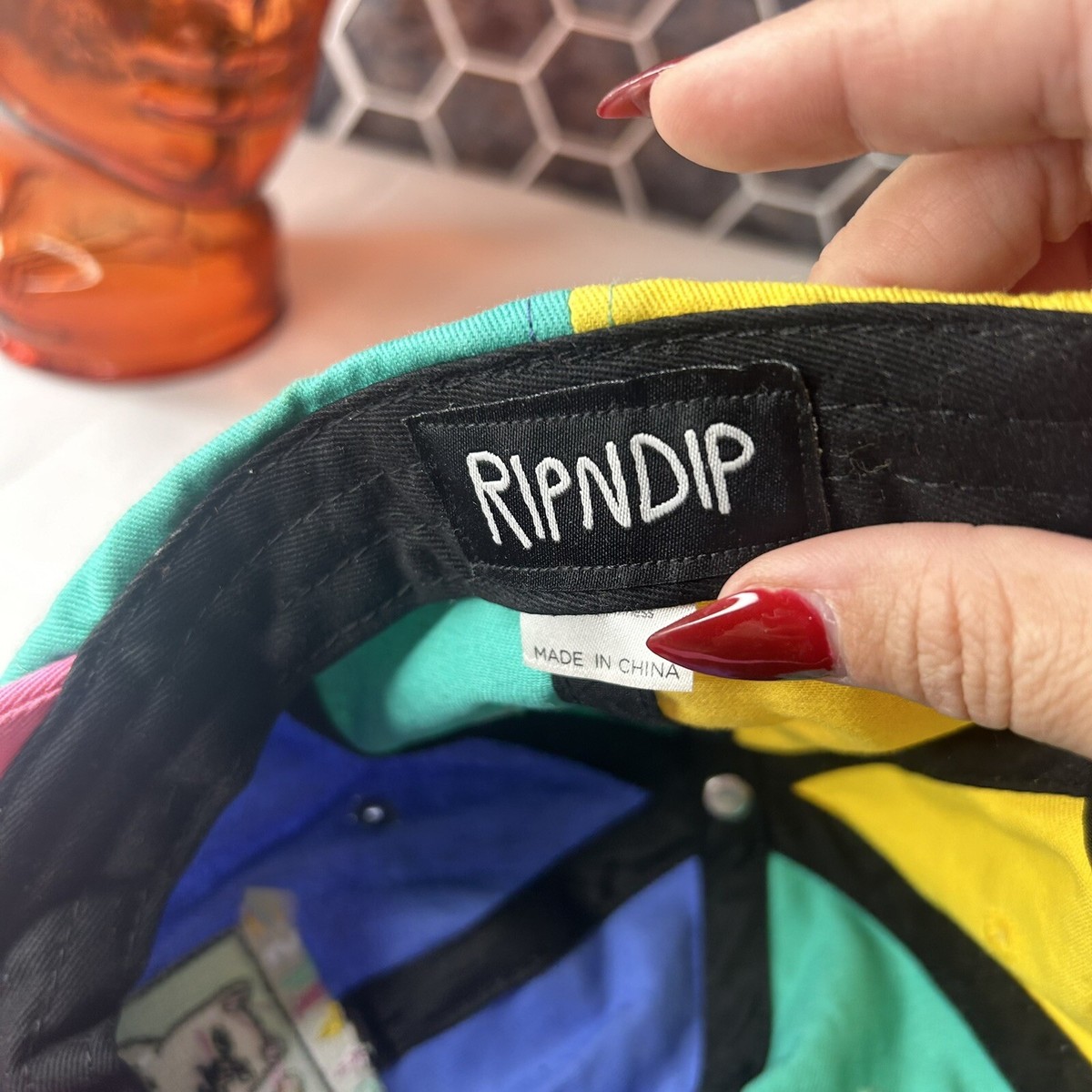 Teddy Fresh x RipNdip Hat Color Dad Cap Discontinued