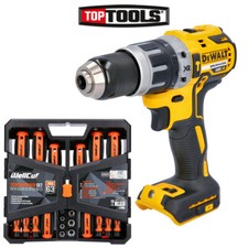 DeWalt DCD796 18V Brushless Combi Drill With 63 pcs Multipurpose Accessories Set