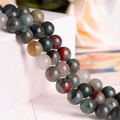 Round 4mm 6mm 8mm 10mm 12mm Natural Stone Gemstone Loose Beads Jewelry Making - Picture 25 of 26