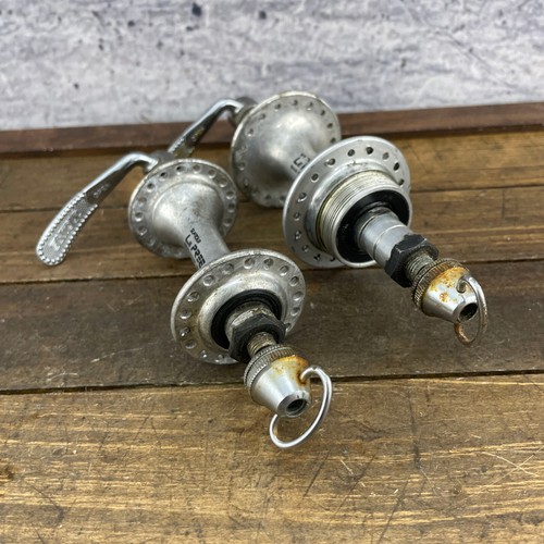 Vintage Suntour LePree Hub Set 36 Hole 1980s Road Bike Tour 36h 126 100 Alloy - Picture 3 of 15