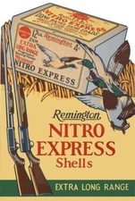Remington Nitro Express Shotgun Shells NEW Sign 40" Tall Diecut USA STEEL