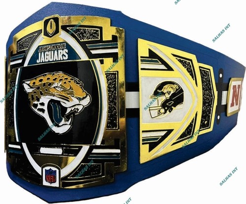 New Jacksonville Jaguars Title Championship Belt American Football 2MM Brass - Picture 5 of 5