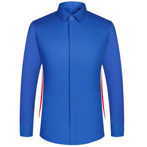 Para hombres Mangas Largas Camisas Vestido Formal Puño Francés Vestido Prendas para el torso Camisas Multicolores - Imagen 11 de 21