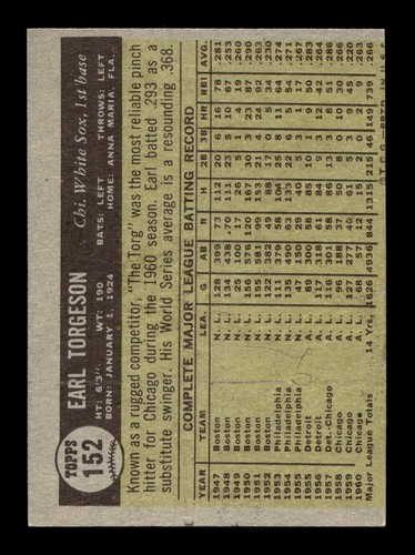 1961 Topps Baseball 4-434 VG-EX Pick From List All PICTURED kk7 cc8 yy3 - Picture 59 of 331