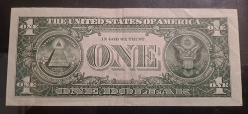 Fancy Serial Number $1 Bill Series 2021~68006600~ ((Trinary/3&4OAK)) - Imagen 3 de 3