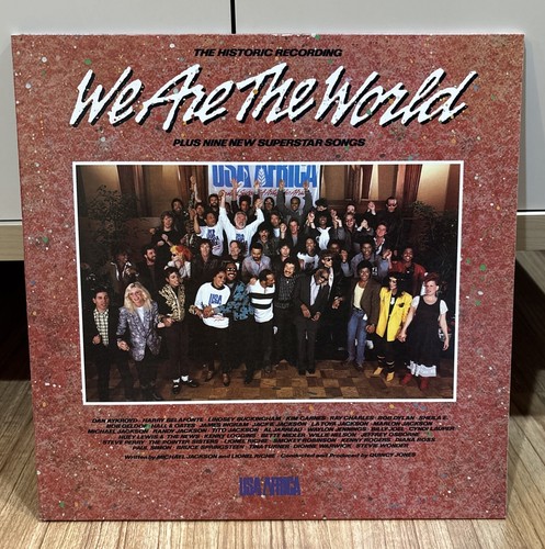 We Are the World Original Vinyl LP Various Artists COLUMBIA USA FOR AFRICA 1985 - Picture 2 of 12