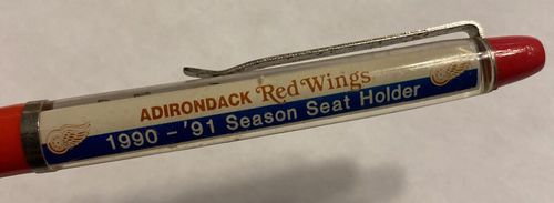Rare Adirondack Red Wings 1990-91 Season Seat Holder Hockey Floating Pen Denmark - Picture 2 of 17