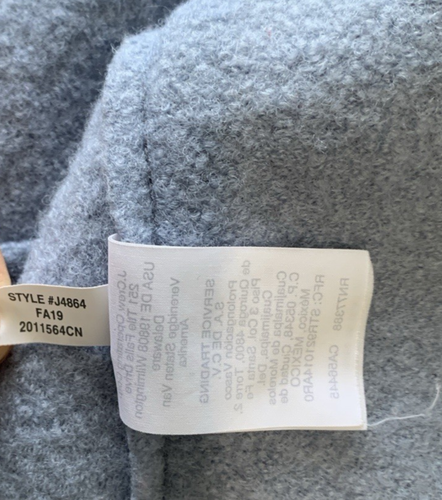 J Crew Daphne Topcoat Damen 4 himmelblau italienische gekochte Wolle Jacke - Bild 11 von 12