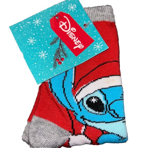 Children’s Disney Christmas Stitch Socks Shoe Size 9-2.5!🎄☃️Fast Shipping! - Picture 1 of 2