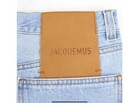 $520 Jacquemus The Straight De-Nîmes Mid Rise Denim Jeans Light Blue/Tabac Sz 30 — photo 10