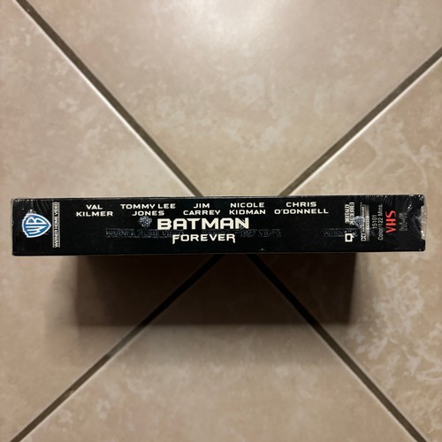 SEALED Vintage 1995 Batman Forever Val Kilmer Tommy Lee Jones Jim Carey VHS VTG - Picture 7 of 7