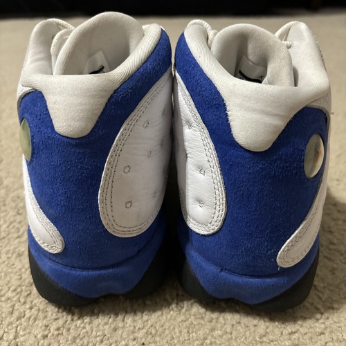 Nike Air Jordan 13 Retro 9.5 White Hyper Royal 414571-117 OG XIII Blau Herren » - Bild 6 von 9