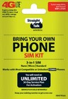 Straight Talk Nano-SIM Cell Phone SIM Cards
