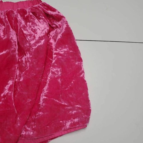 Cat & Jack Girls A-Line Pleated Skirt Pink Elastic Waist Bow Lined Stretch L - Picture 7 of 12