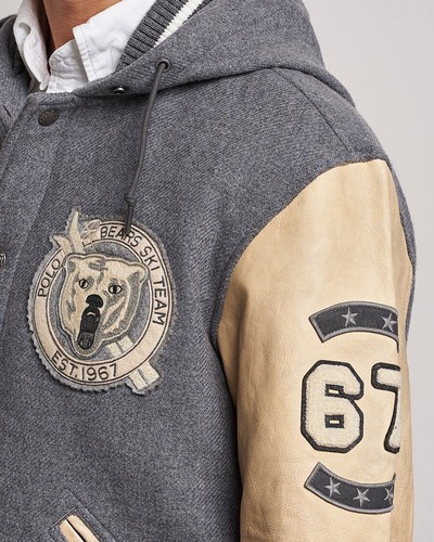 Giacca Polo Ralph Lauren rara 1967 squadra sci Letterman Varsity taglia XL - Foto 6 di 23