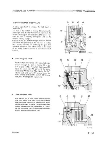Komatsu D60A-6, D60P-6, D60PL-6, D65A-6, D65P-6 Crawler Bulldozer Service Manual - Picture 11 of 24
