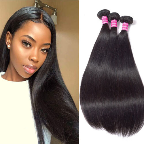 Silk Bone Straight Bundles Brazilian Remy Human Hair Extensions For Black Women | eBay Silk Bone Straight Bundles Brazilian Remy Human Hair Extensions For Black Women | eBay