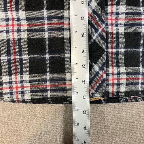 Jordan Craig Legacy Edition Men's Size Large Blue Plaid Flannel L/S Button Shirt - Picture 6 of 9