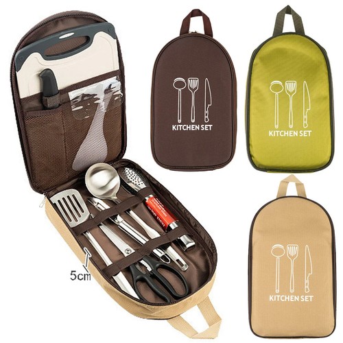 Outdoor Camping Cookware Storage Bag Cooking Utensil Kitchen Ware Container Bag