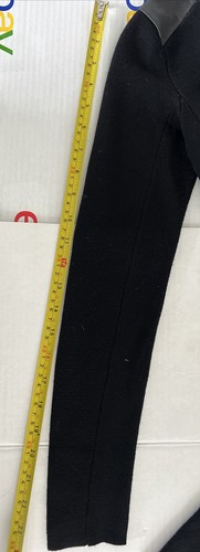 AX Armani Exchange women’s XS Black longsleeve knit Pencil Dress zip up back - Picture 8 of 8