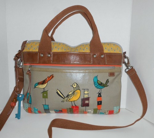 fossil bird purse