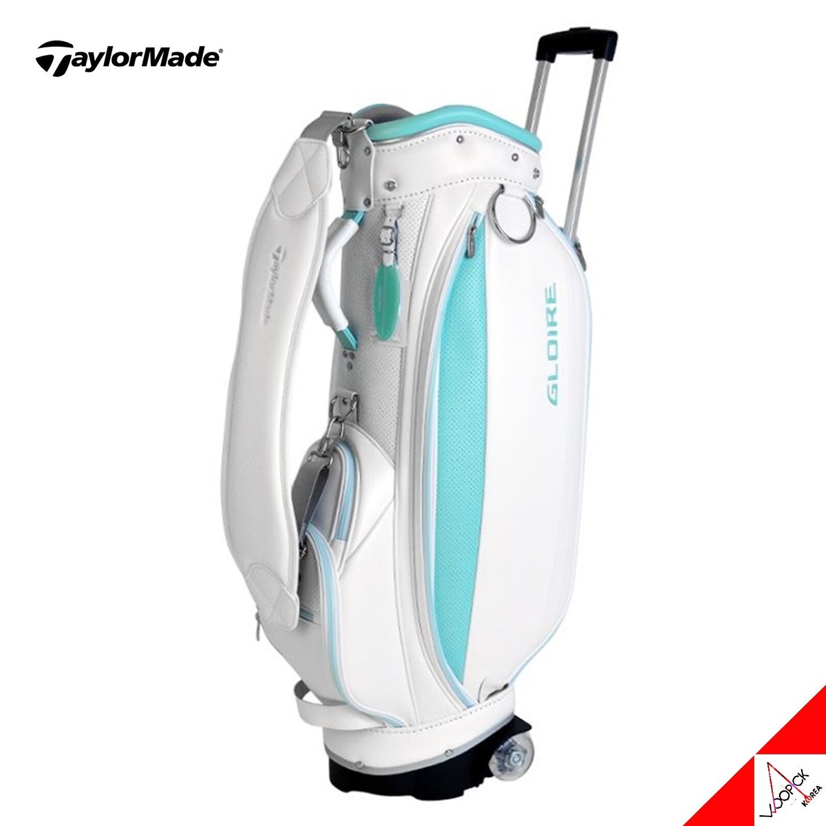TaylorMade 2023 GLOIRE Women's Golf Wheeled Caddie Bag 5Way 3.7kg