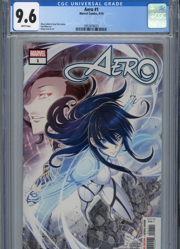 AERO #1 NM 9.6 CGC WHITE PAGES PAK STORIES MILAN ART KENG COVER AND ART