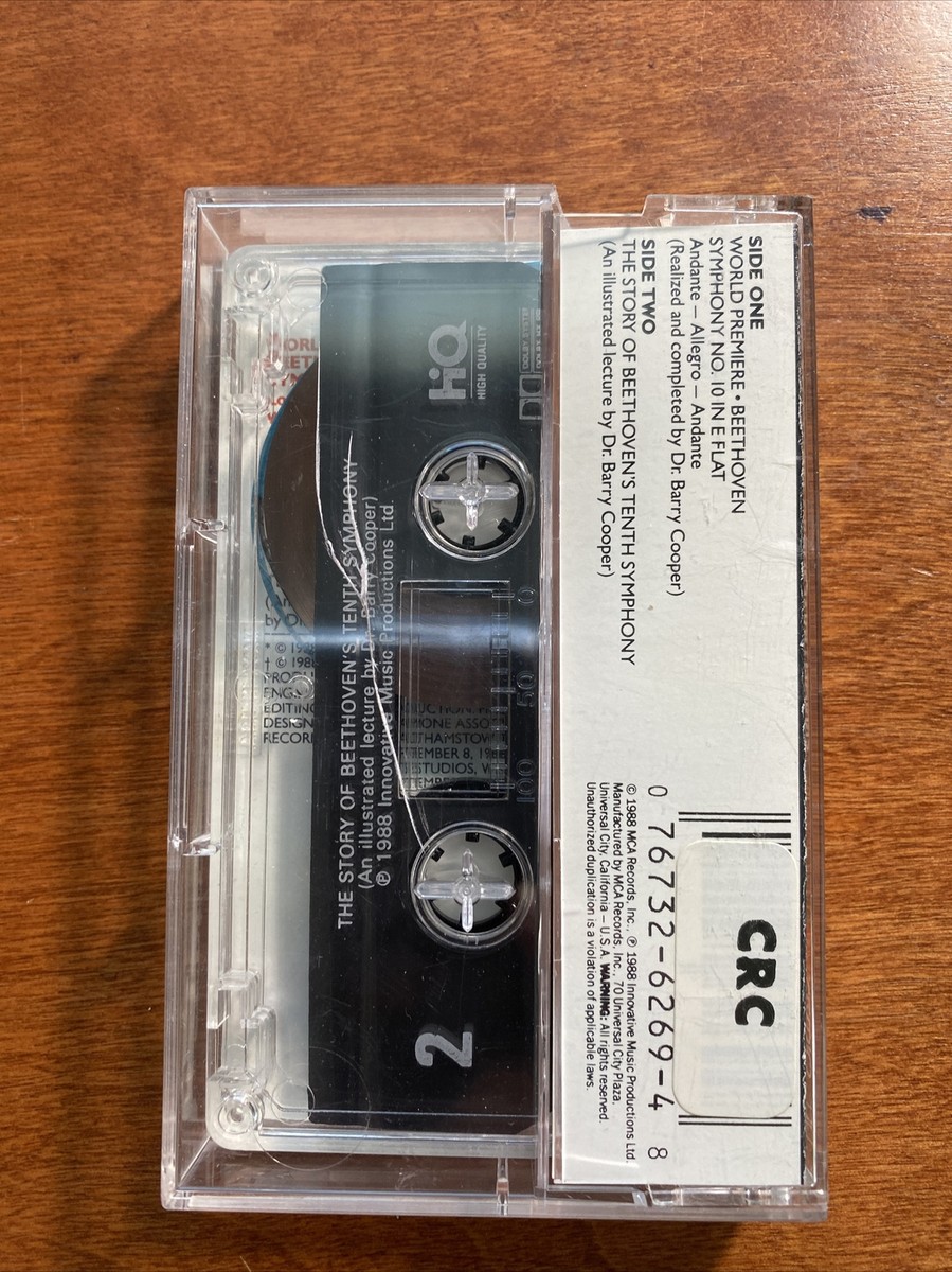 cassette. Beethoven: World Premiere Symphony No.10. Wyn