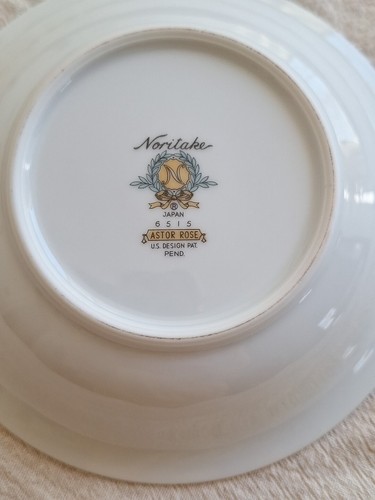 Noritake Astor Rose Obst Dessert Schüssel 5,25" - 1964 - TOP KOSTENLOSER VERSAND F1536 - Bild 5 von 5