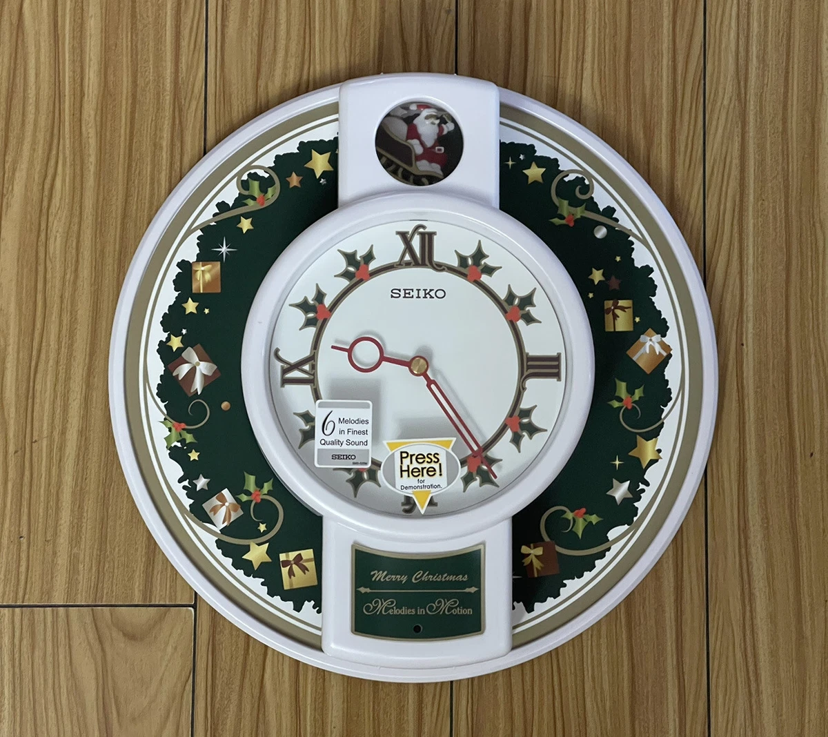 Seiko christmas clock cheap