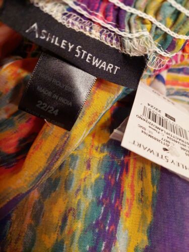 Traje de baño largo de playa Ashley Stewart Plus 22/24 multicolor para mujer - Imagen 6 de 6