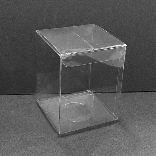 6X6X10cm 10PCS PVC Clear Simple Storage Case Gift Transparent Packing Box - Picture 2 of 3