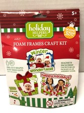 Holiday Helpers 3 Foam Frames Christmas Craft Kit